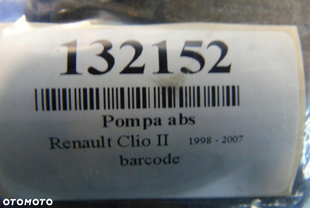 RENAULT CLIO II 1.4 8V BENZYNA POMPA ABS 0273004621 - 6