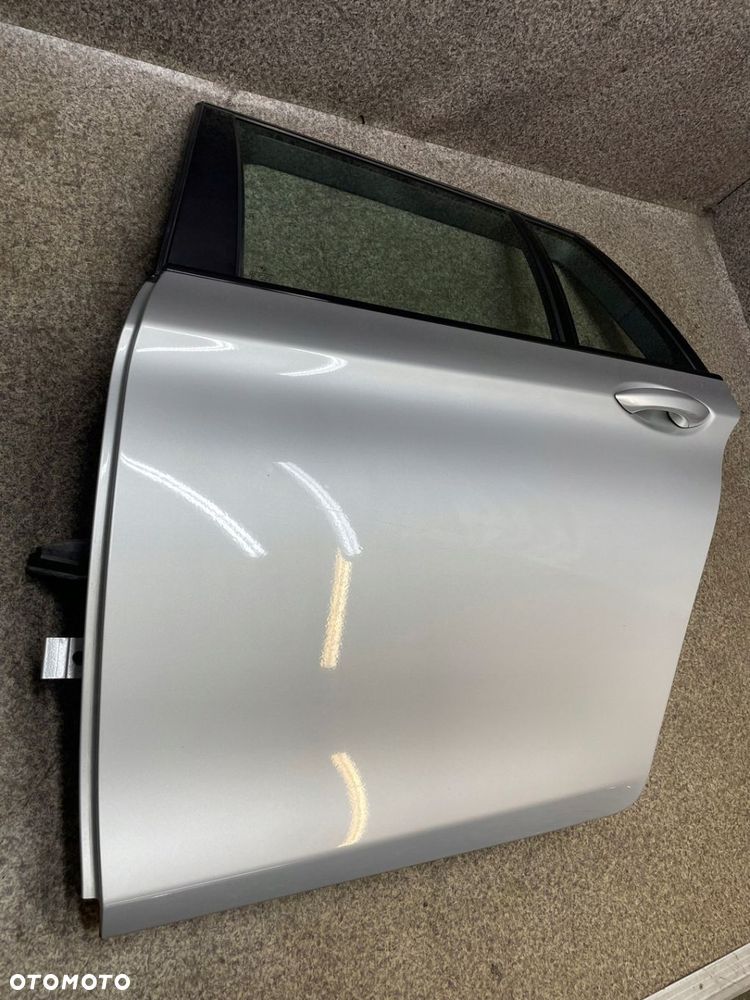 Drzwi szyba klamka lewy tyl BMW F11 kombi 354 srebrne 150 umAl ładne - 8