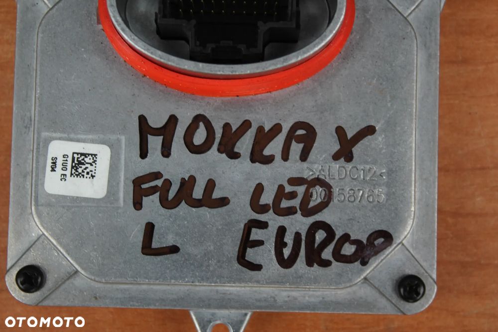 PRZETWORNICA MODUŁ FULL LED REFLEKTORA OPEL MOKKA X EUROPA ORYGINAŁ 00158765 - 3