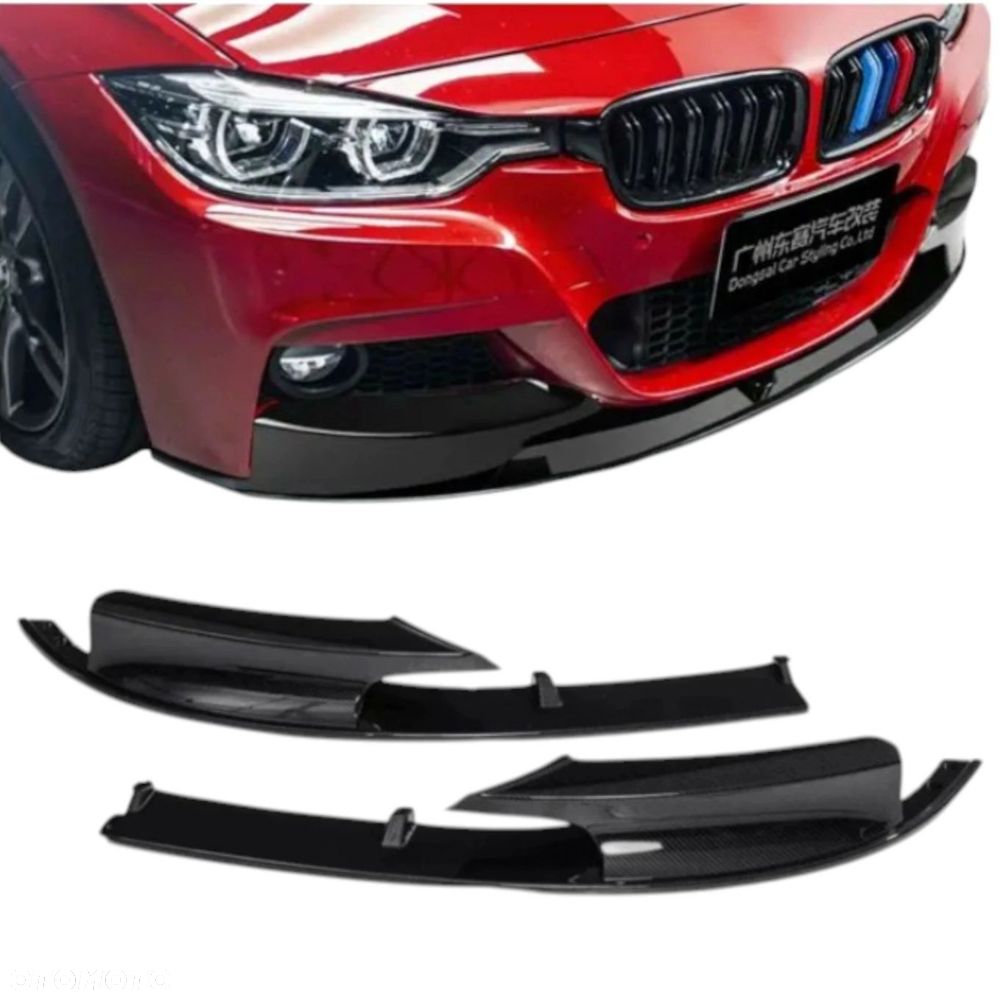 BMW F30 F31 Dokładka Zderzaka Przedniego Splitter SPOILER SPOJLER M Pakiet - 1