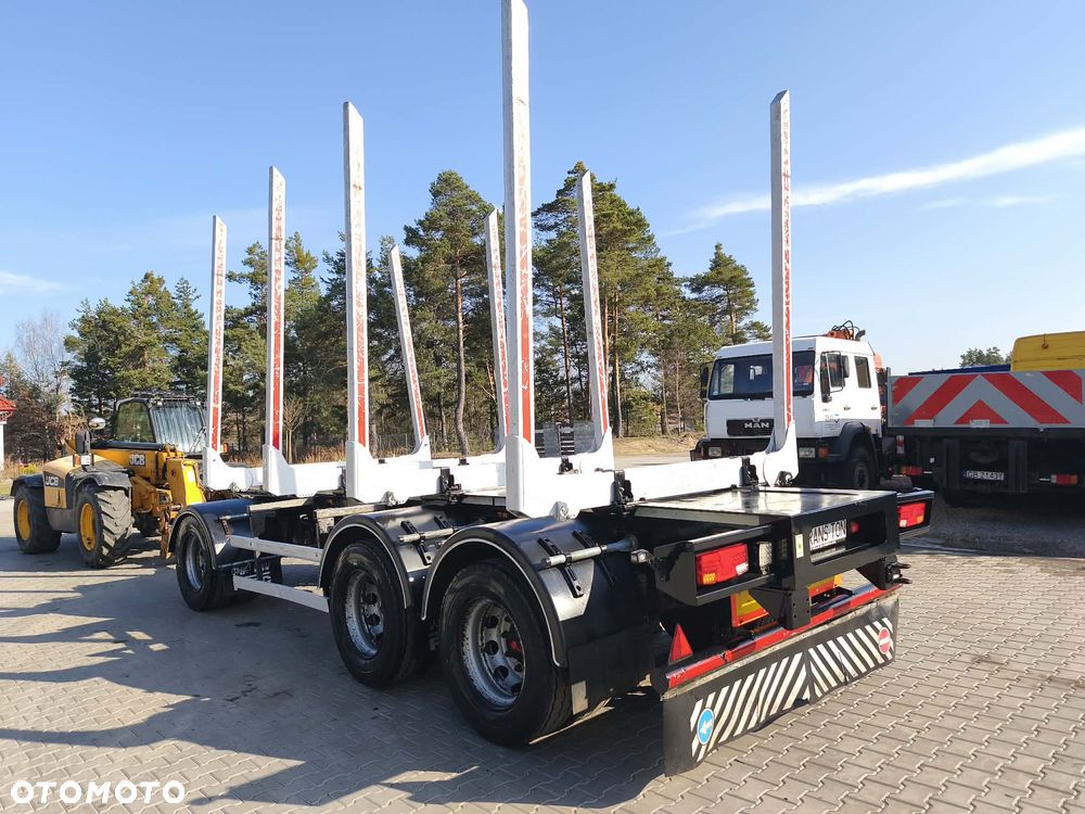 Schmitz Cargobull PAVIC 3 osiowa 2018 rok kłonicowa do drewna lasu drzewa SAF bębny bliźniaki - 4