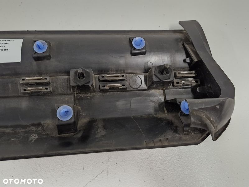 RENAULT SCENIC IV LISTWA NAKŁADKA DRZWI TYŁ LEWA CHROM 828776629R - 7