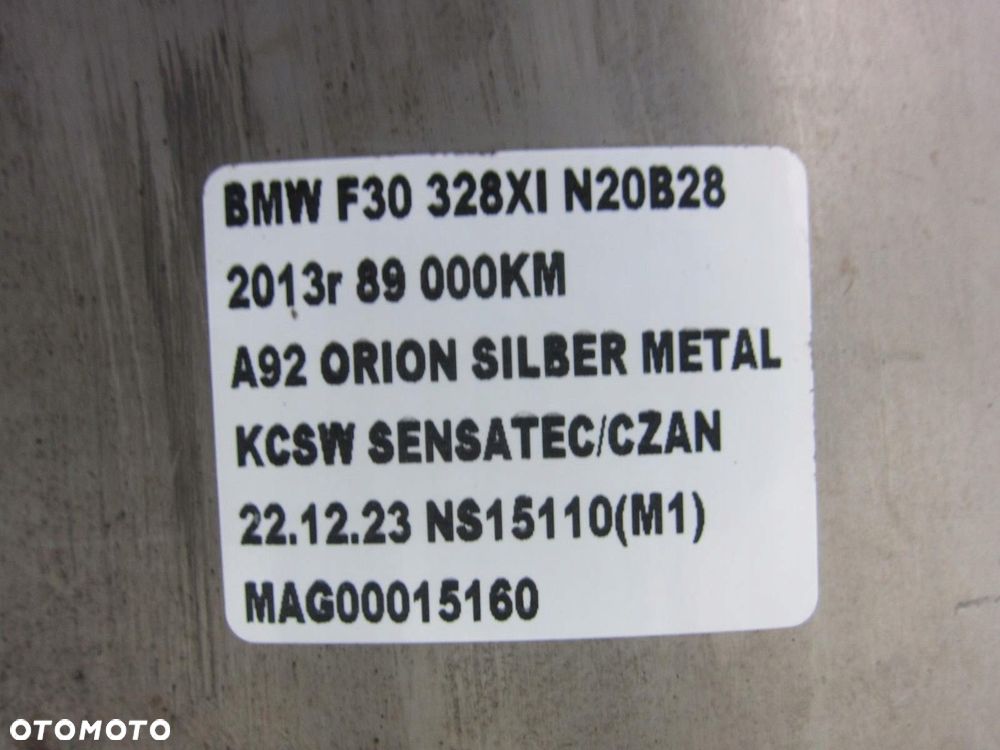 BMW 3 F30 F36 328i N20 N26 WYDECH TŁUMIK KOŃCOWY KATALIZATOR 18307621868 - 12