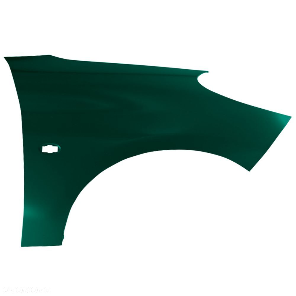 BLU Błotnik PEUGEOT 206+ PLUS M08J prawy zielony 2007-2014 przód Vert Tie Break - 2