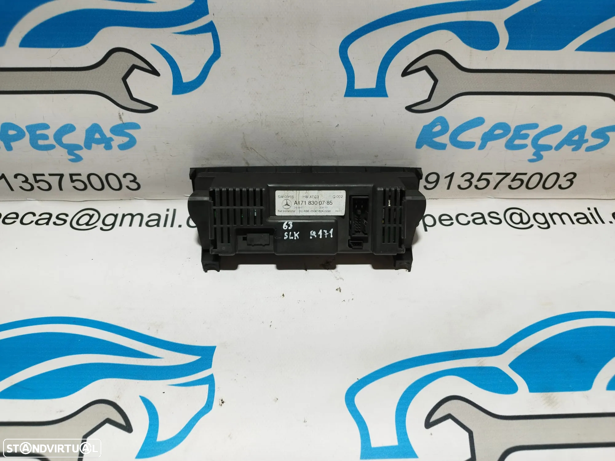 DISPLAY SOFAGEM COMANDO CHAUFFAGE AR CONDICIONADO MERCEDES SLK R171 171 442 981919V MB A 171 830 04 85 - 3