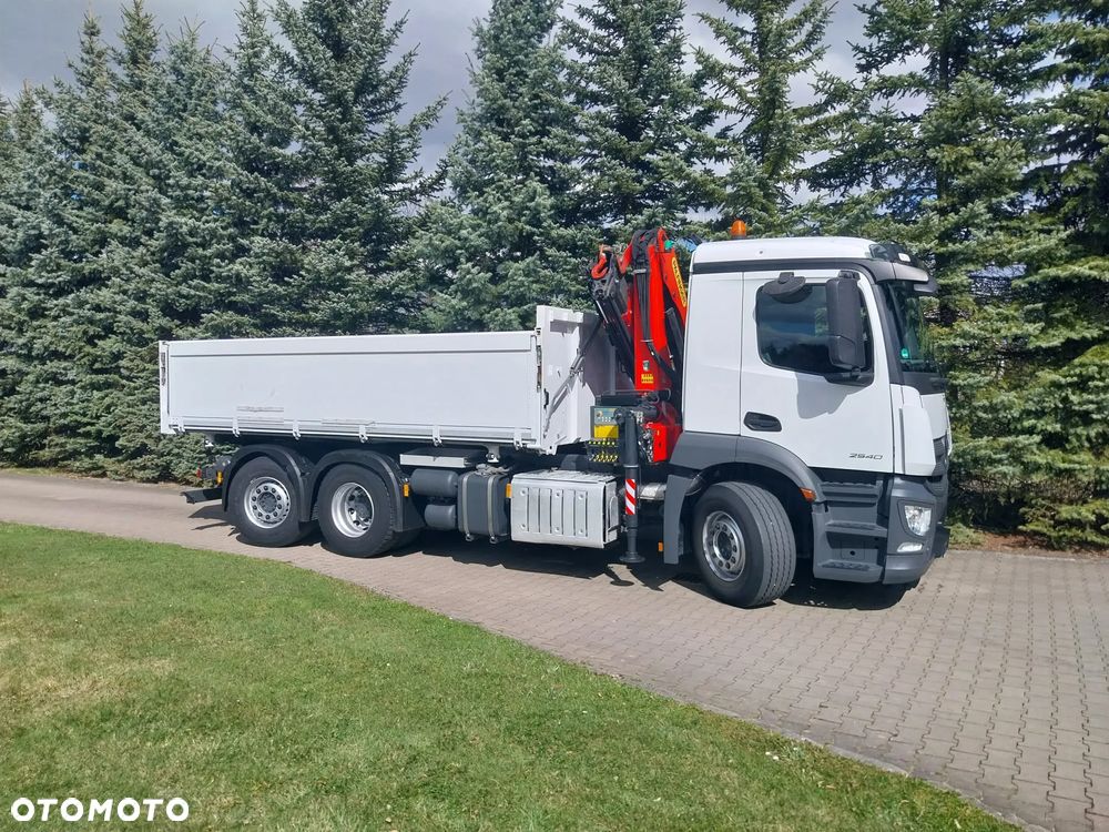 Mercedes-Benz 3-str. wywrotka z PALFINGER PK 19001 - 5