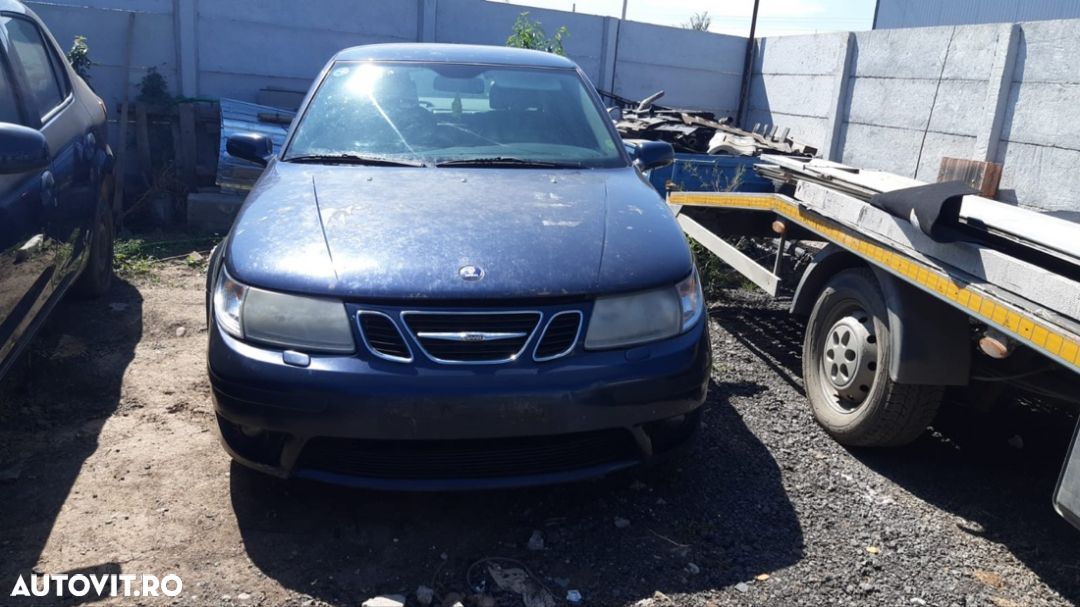 piese Saab 95 turbo benzina cod motor B235R/Tk 184kw cutie Capota far Aripă Masina este din 2003 jante roti r17 anvelope iarna 225/44/17 cauciucuri - 1