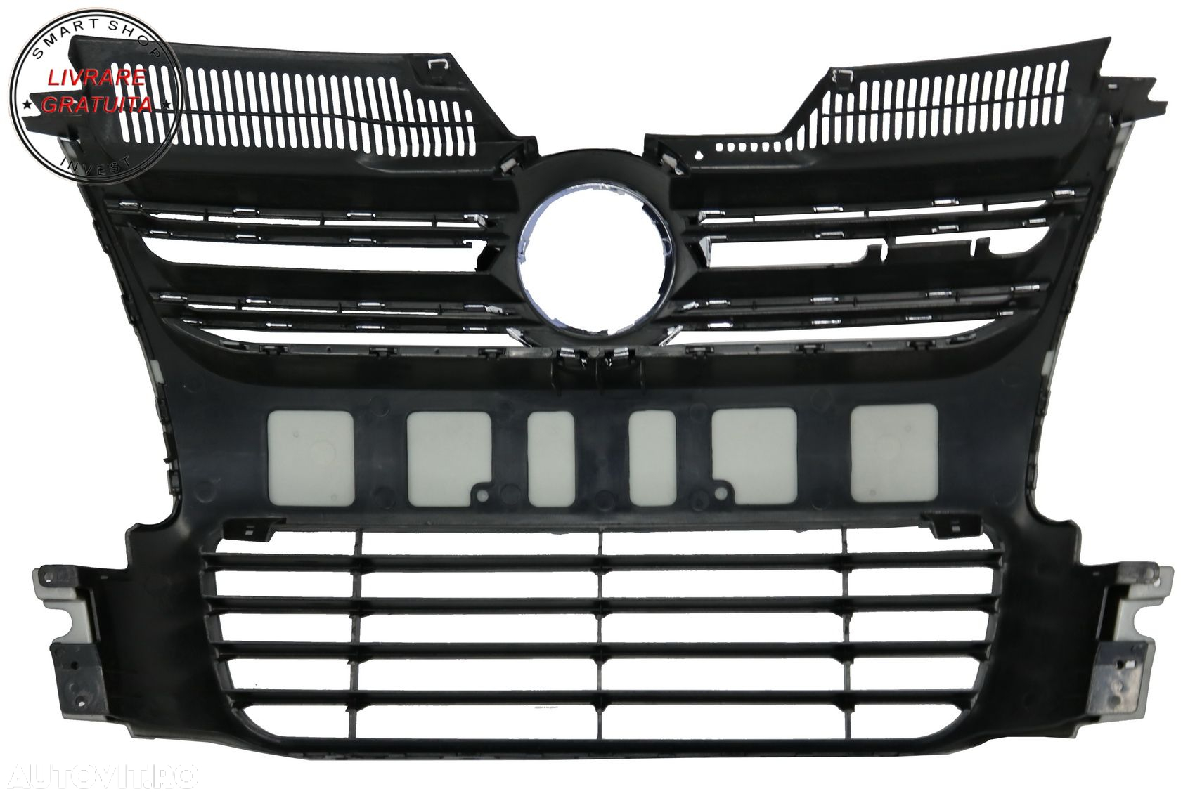 Grila Centrala VW Golf 5 V (2003-2008) Negru R32 Design- livrare gratuita - 4