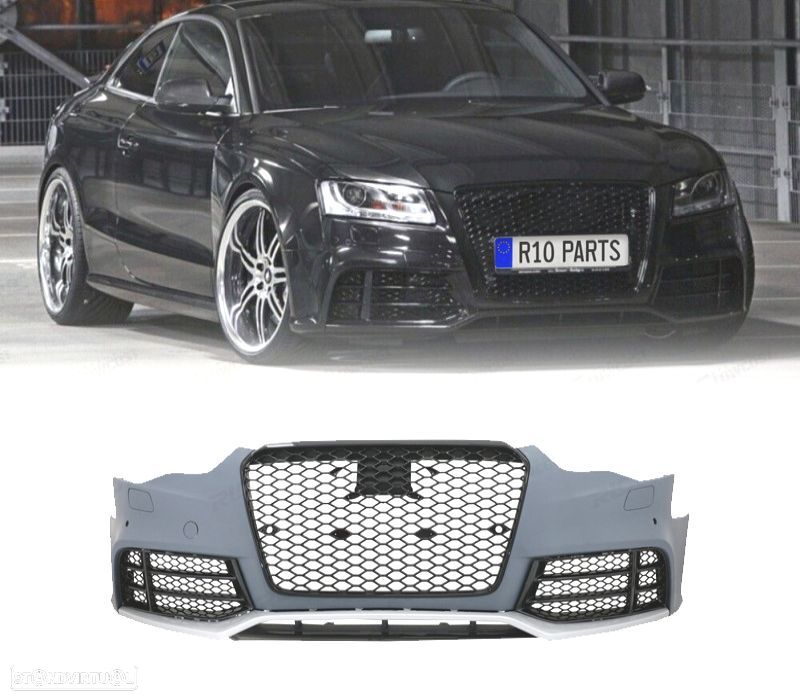 PARA-CHOQUES AUDI A5 8T LOOK RS5 12-16 SEM COM PDC - 1