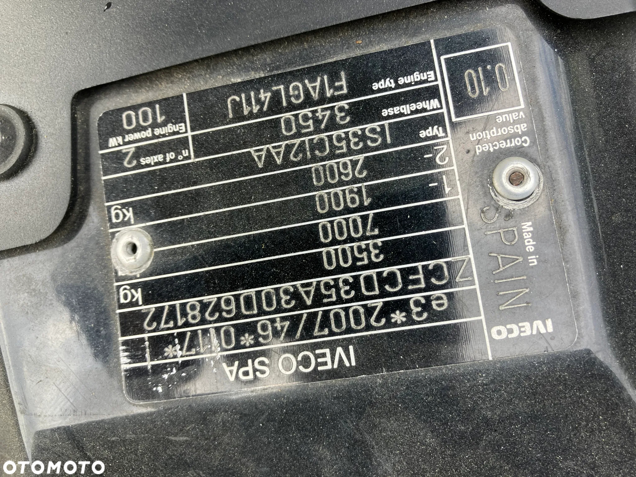 Iveco DAILY 35C14 ramo do zabudowy kiper wywrotka - 5