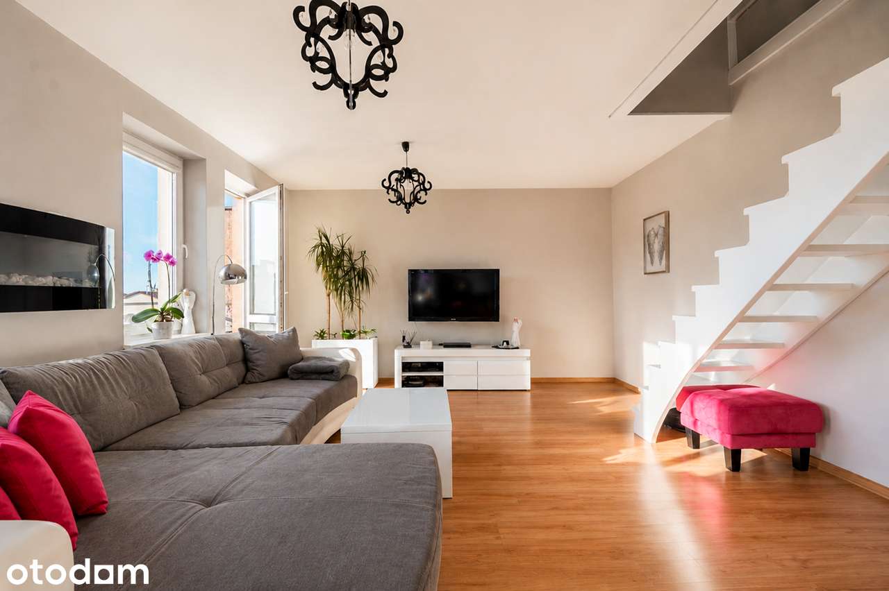 Przestronne, dwupoziomowe mieszkanie 78 m² | 4 pokoje | Duży balkon