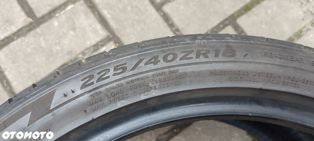 OPONY LETNIE 225/40R18 LAUFENN S FIT Q+ (4223) LATO 6.5 mm 4SZTUKI KOMPLET - 8