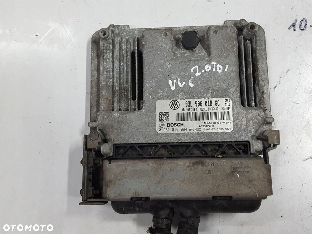 VW GOLF 6 VI 08-13r 2.0 TDI CFF KOMPUTER SILNIKA 03L906018GC - 1