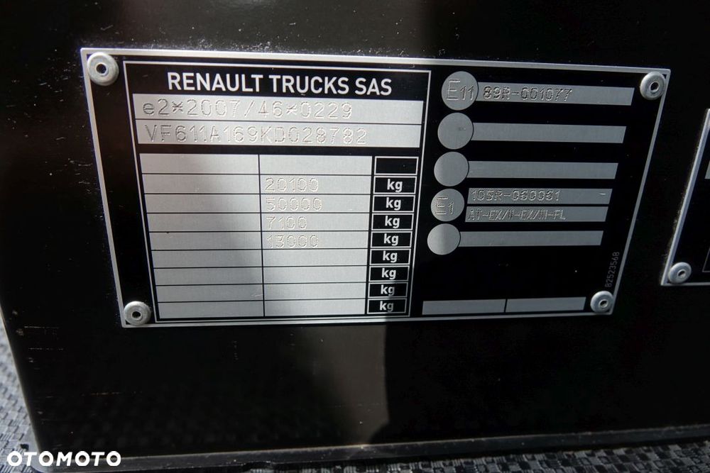 Renault GAMA T460 COMFORT / EURO 6 / STANDARD / ADR /  AUTOMAT / RETARDER / KLIMATYZACJA POSTOJOWA - 32
