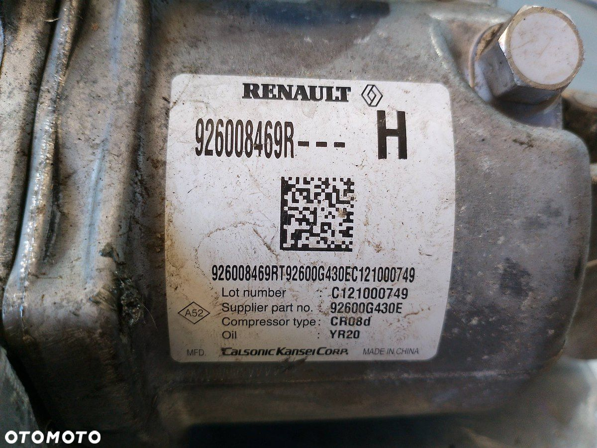 POMPA, SPRĘŻARKA KLIMATYZACJI DACIA SANDERO III 926008469R-H 1.0 TCE - 4