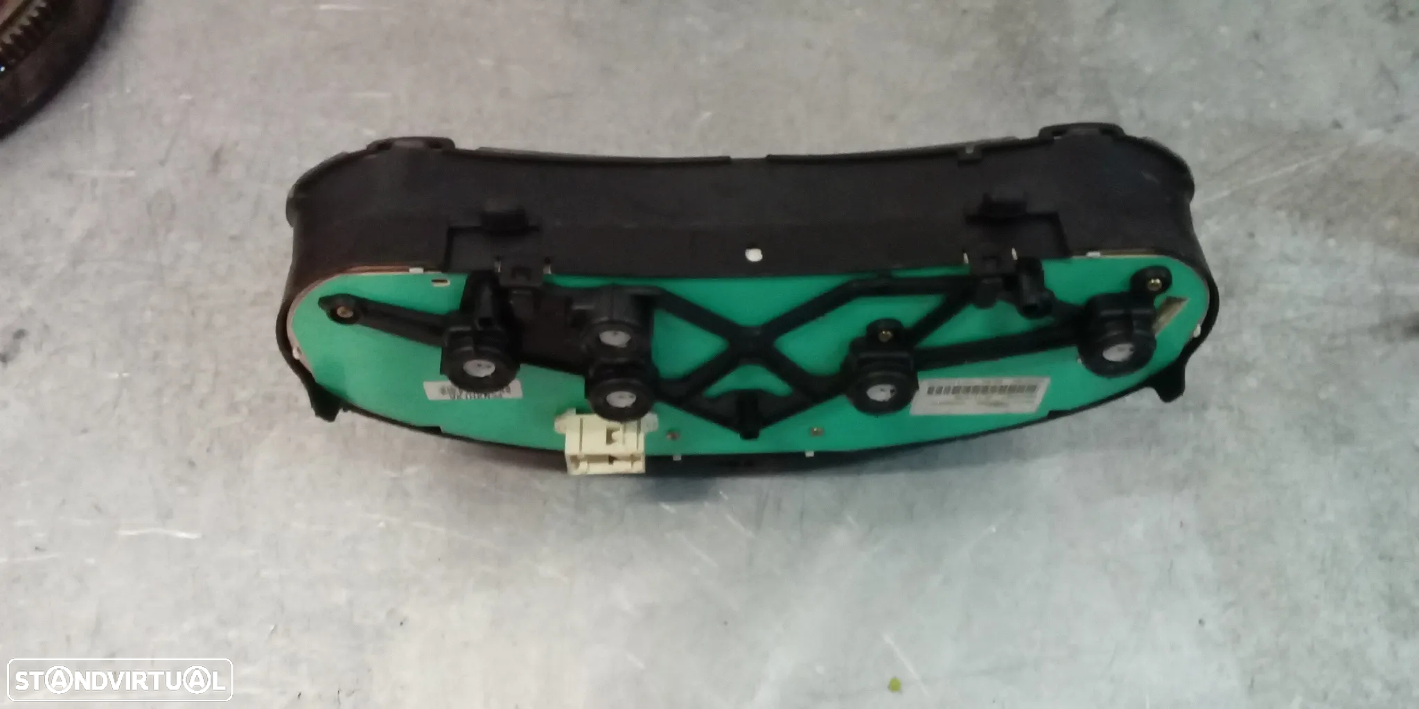 QUADRANTE PEUGEOT 206 HDI (FUNDO CINZENTO) 9655976280 9651740480 - 4