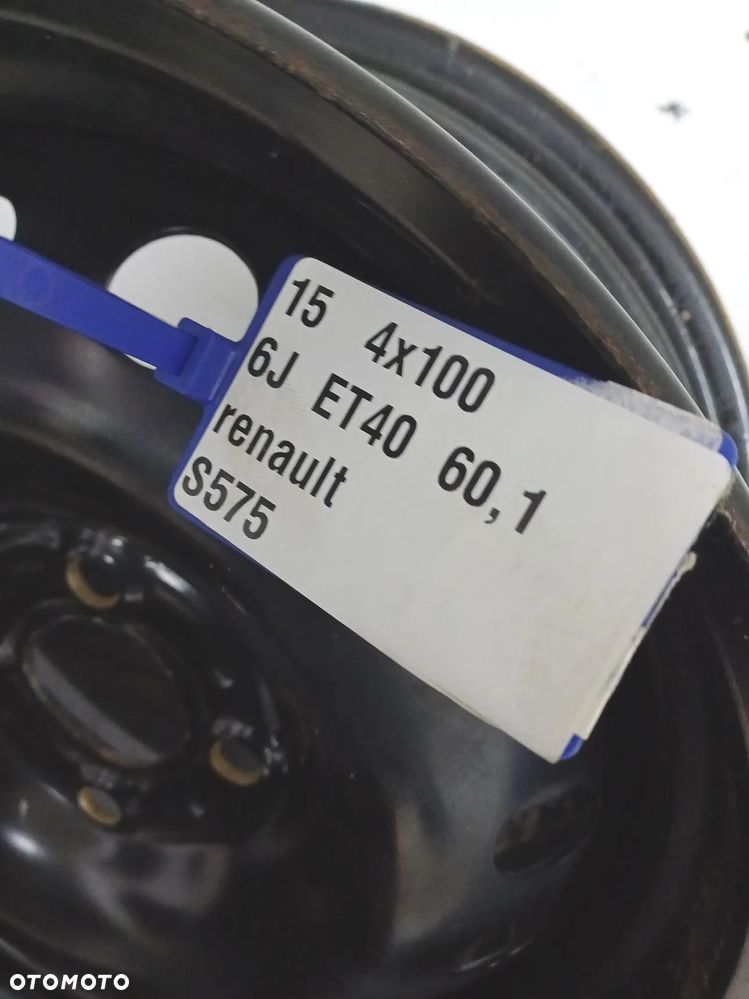 felgi stalowe 15 4x100 dacia sandero dokker lodgy renault clio kangoo S575 - 8