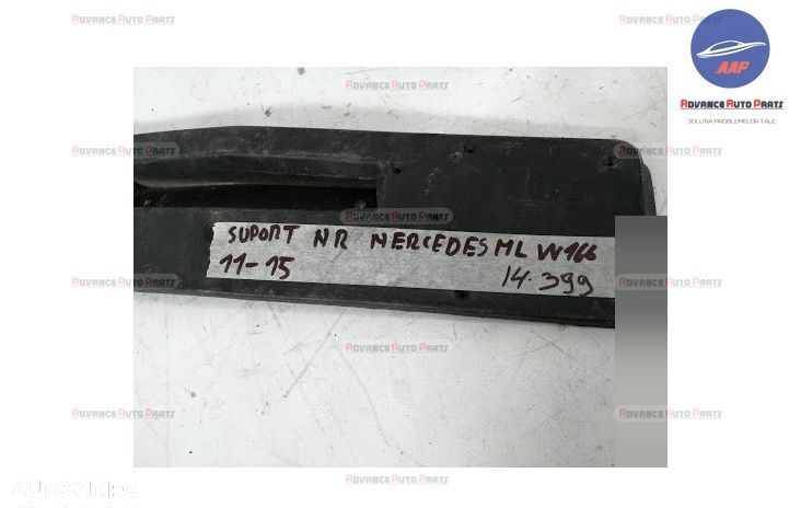 Suport Numar original Mercedes-Benz M-Class W166 2011 2012 2013 2014 2 - 4