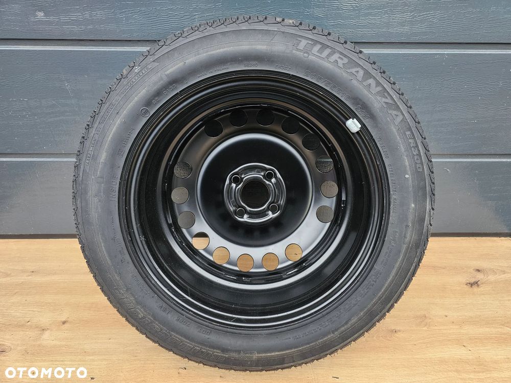 KOŁO ZAPASOWE ZAPAS DOJAZDOWE PEŁNOWYMIAROWE OPEL ASTRA G H MERIVA A CORSA C D 4x100 ET37 205/55 R16 - 5