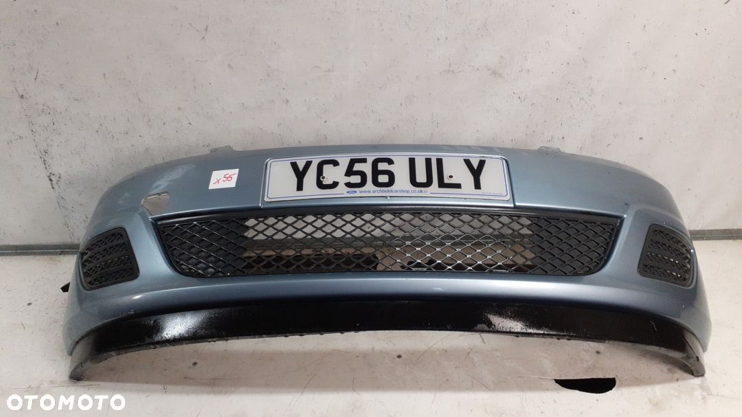 + ZDERZAK PRZÓD PRZEDNI DO FORD FIESTA MK6 VI LIFT FL J4 BŁĘKITNY - 1