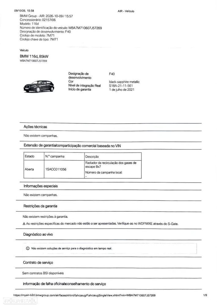 BMW 116 d Pack Desportivo M Auto - 51