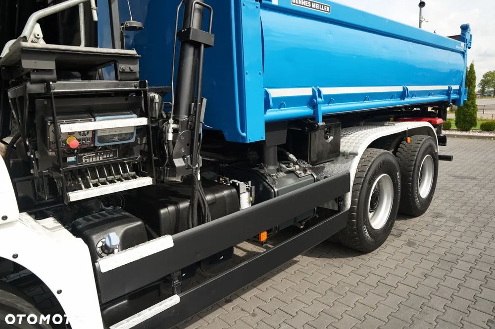 MAN TGS 33.420 / 6x4 / WYWROTKA 3 STRONNA / 2x HYDROBURTA  + HDS HIAB 158 E-2 / MAX 5 900 / AUTOMAT / EURO 6 - 17