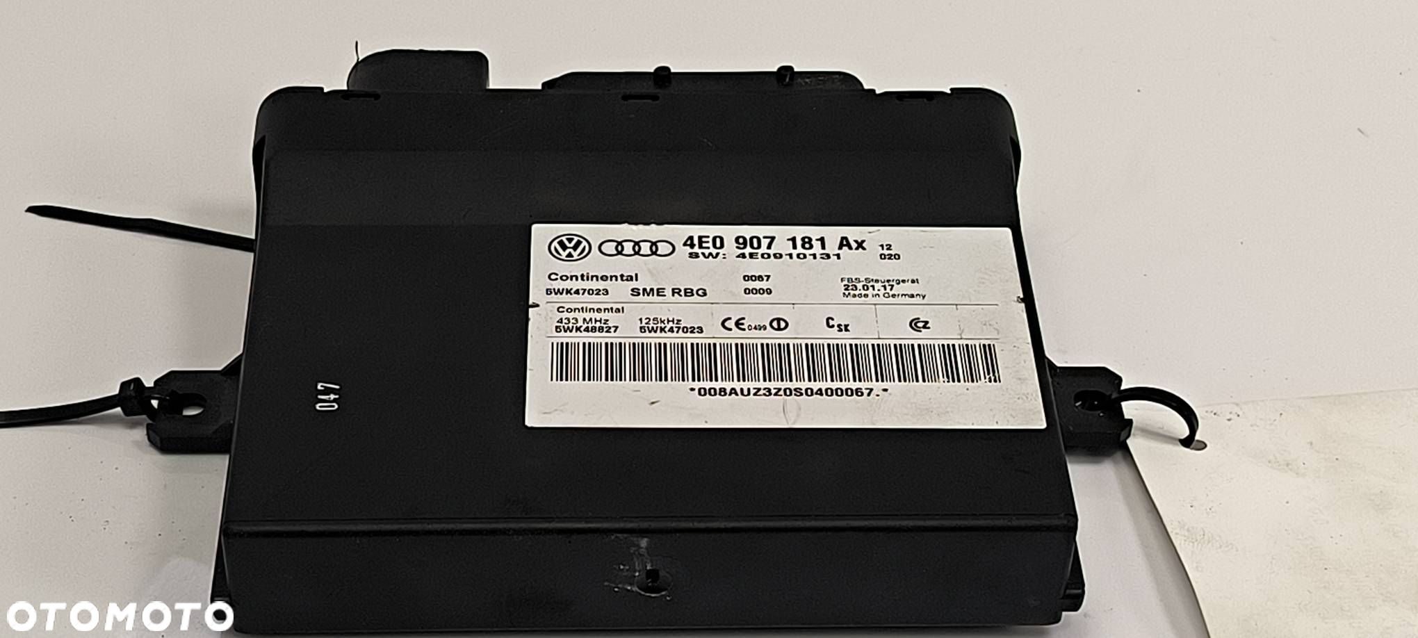 KOMPUTER AUDI A8 D3 LIFT 4E0907181AX - 1
