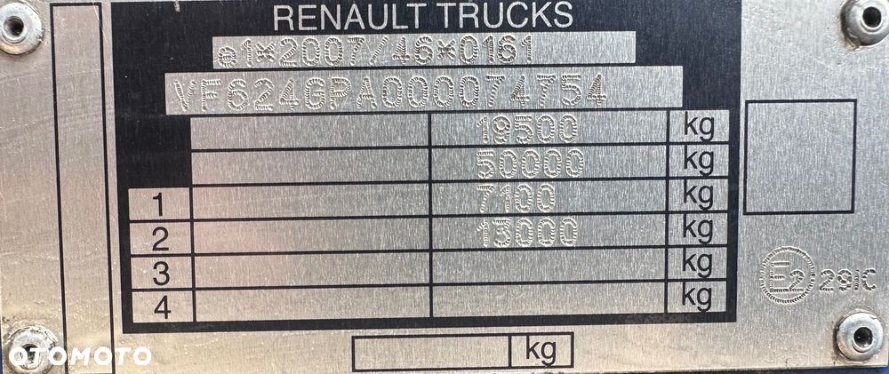 Renault PREMIUM 460 DXI MANUAL SPOJLERY KLIMA 2xALUTANK LODÓWKA WEBASTO 830000km EURO 5 EEV 2013r STANDARD ŁADNA - 13
