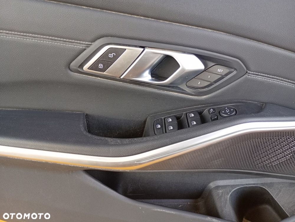 Boczek Drzwi Lewy Przód Skóra Tapicerka Panel Szyb Bmw 3 G20 G21 Europa - 6