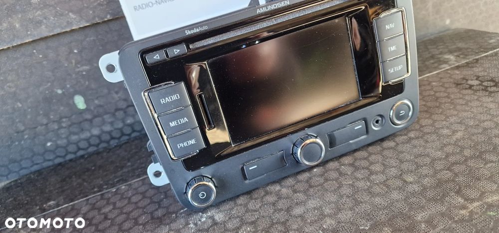 RADIO NAWIGACJA NAVI SKODA Superb II Roomster Fabia II 3T0035191A - 3