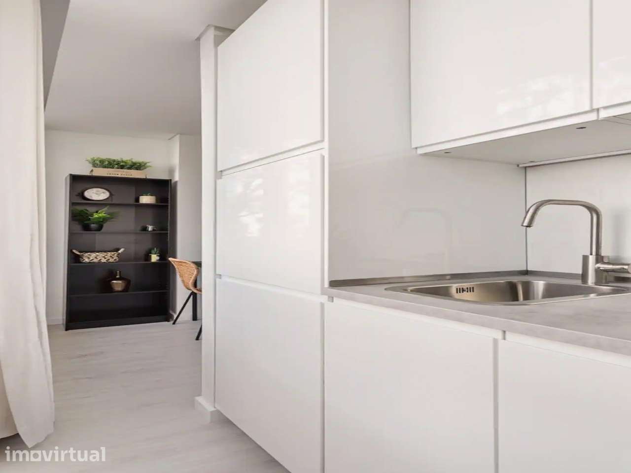 Apartamento T0 Areeiro com Ar Condicionado - Grande imagem: 2/12
