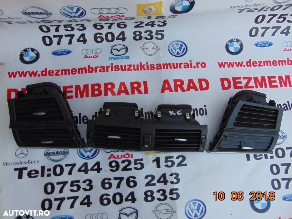 Grile aerisire BMW X6 2008-2015 grile caldura aer bord dezmembrez X6 - 1
