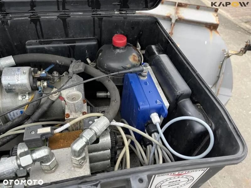 Pług do śniegu śnieżny regulowany V hydrauliczny elektryczny 24V Holms ciężarowy własna elektryka - 8