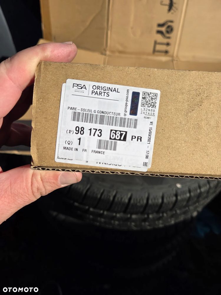Lewa Oslona przeciwsłoneczna Peugeot 508 II 98173687PR - 5
