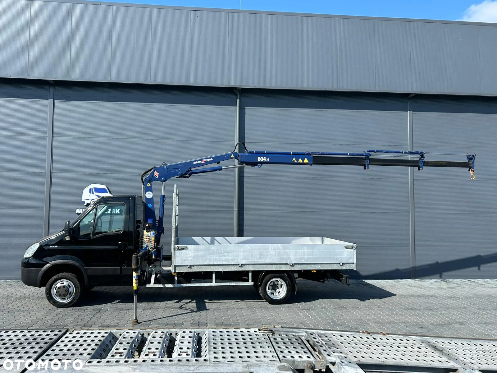Iveco Daily 50C15 35C15 3.0 HPI żuraw HDS Amco Veba 804 3S SKRZYNIA 3,85m **Super stan**2011R** - 4