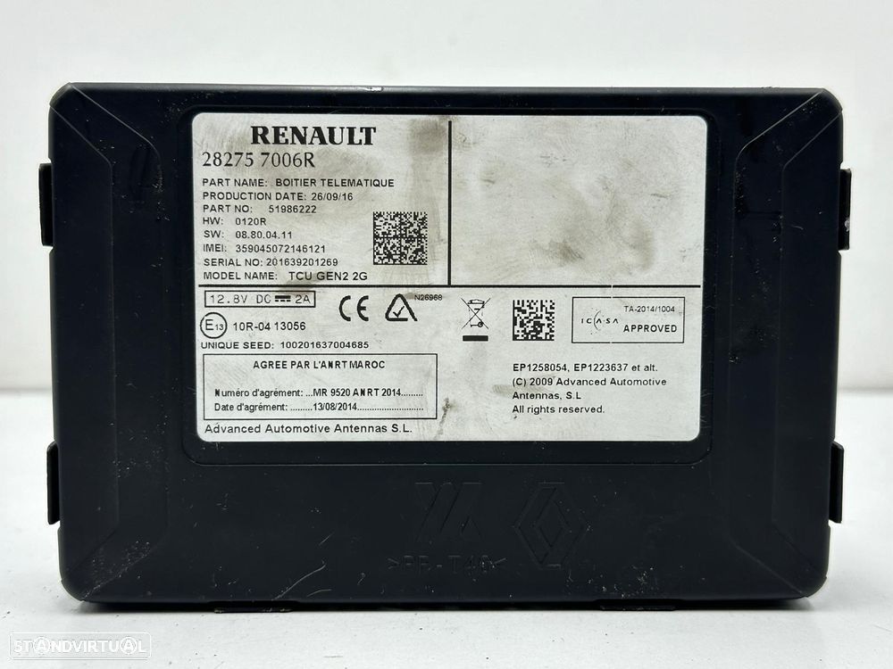 Módulo Multimédia TCU - Renault Megane IV (2016)