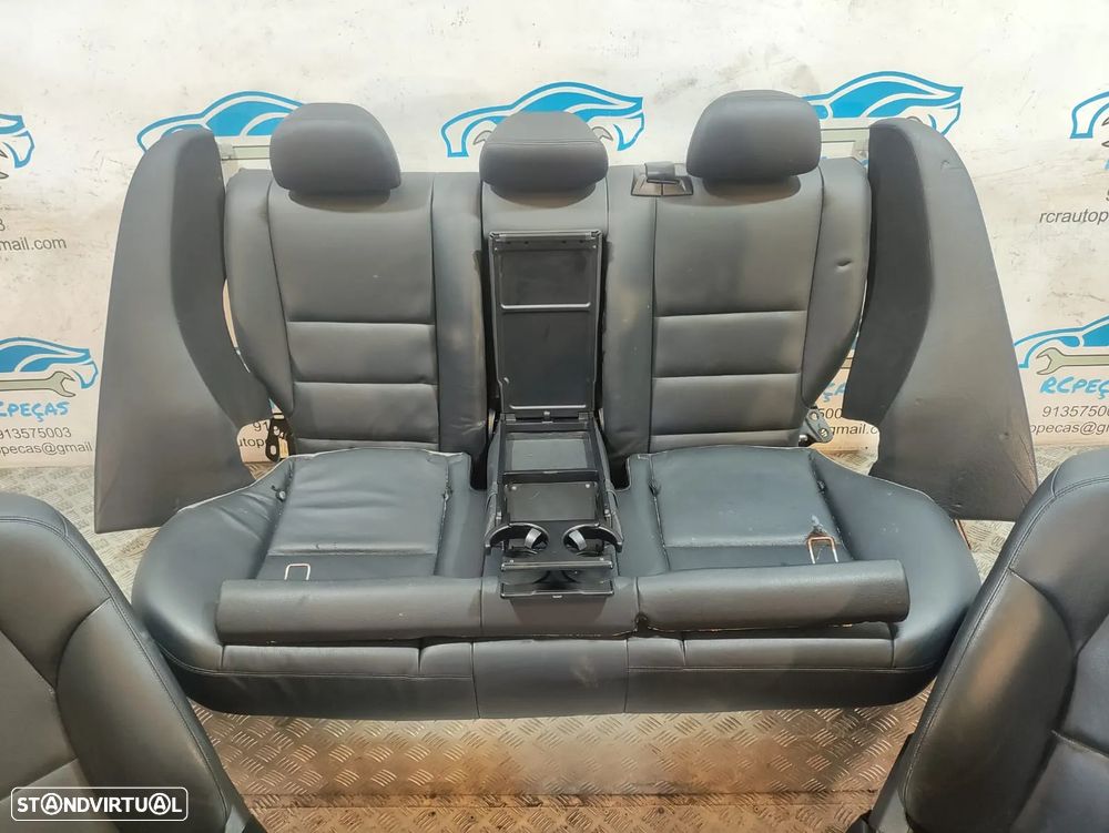 Conjunto Bancos Pele Mercedes Benz Class C W204 Sport AMG Carrinha Elétricos Aquecidos - 9