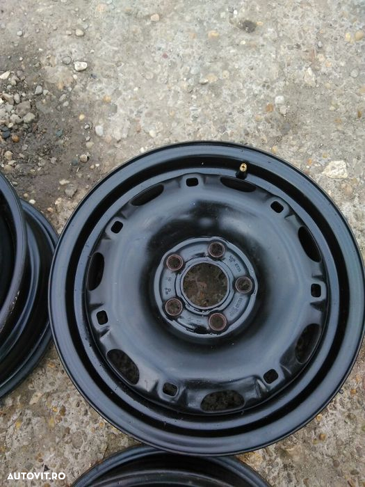 Jante tabla 5x100 , 5x108 , 5x114,3 , 5x112 , Skoda, Golf IV, Ford , Mazda 5x100 15 toli , jante otel 5x100 16 - 3