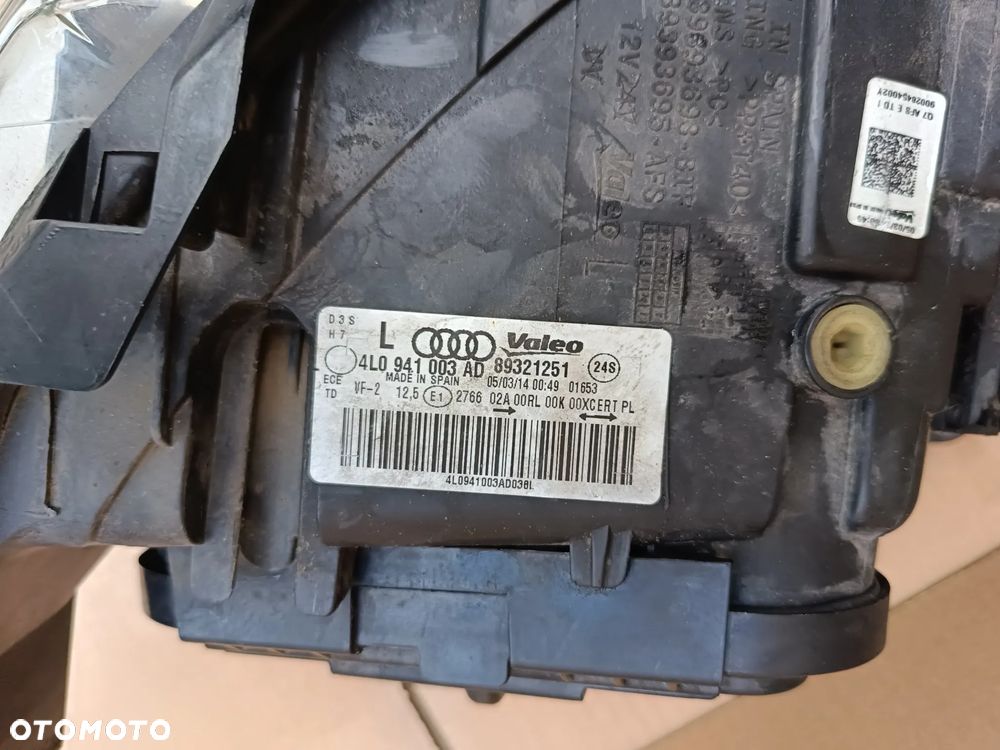 Bi-xenon przedni lewy LED Audi Q7 lift lampa lewa 4L0941003AD reflektor - 3