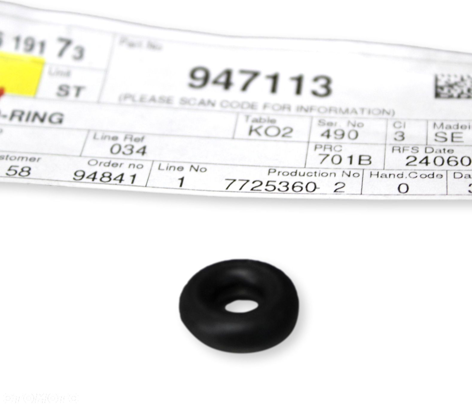 VOLVO 240 260 740 760 940 960 oring ukladu paliwa / wybieraka OE 947113 - 1