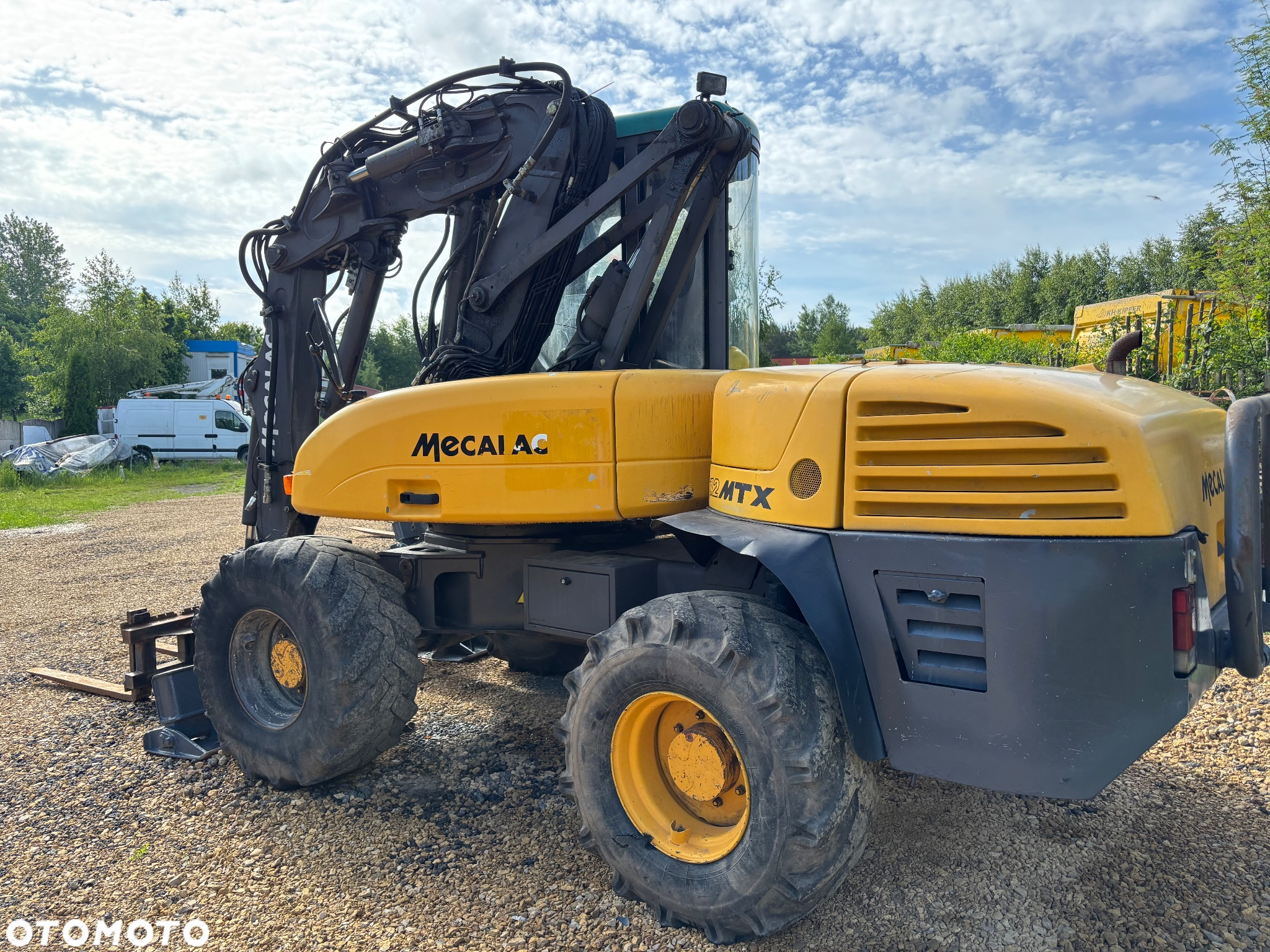 Mecalac MTX12 koparko ładowarka obrotowa skrętna cumins podpory - 2