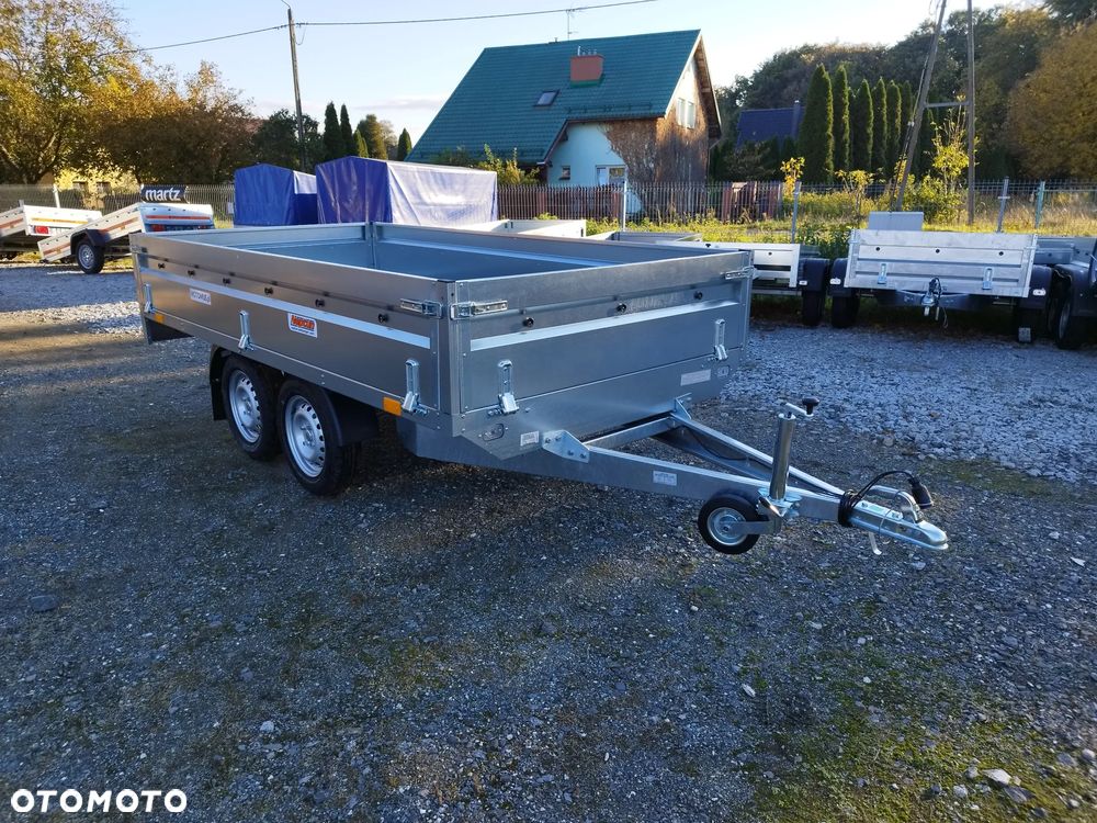 Neptun Przyczepa Neptun Nordica N7-302 DMC 750 kg 302x150x40 2 osie wszystkie burty otwierane koła pod spodem - 2