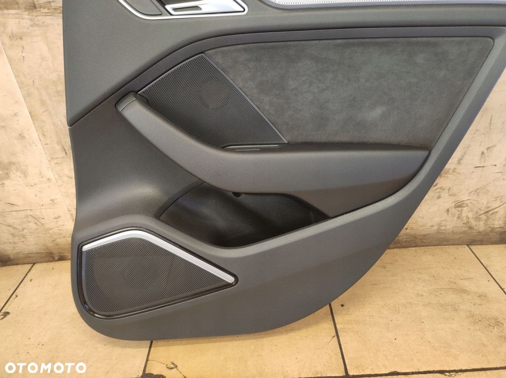 boczek tapicerka drzwi prawy tył audi a3 rs3 8v hb 5d alcantara - 3
