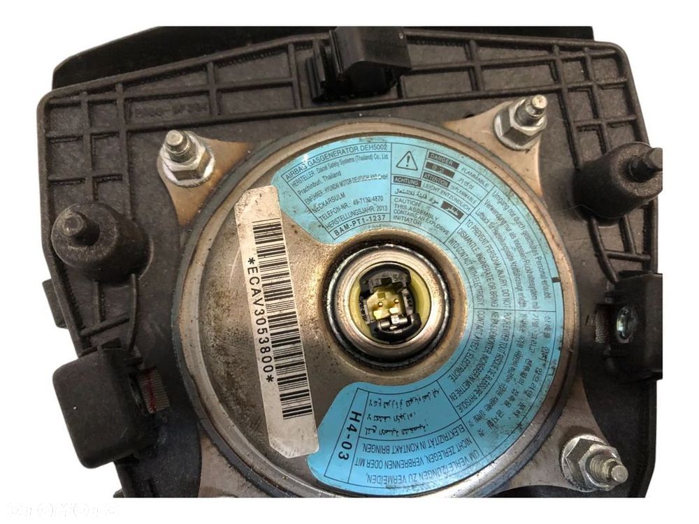 Hyundai i20 I PB Lift FL 2012-2014 Deska rozdzielcza konsola 2x airbag 2x pasy napinacze sensor - 12