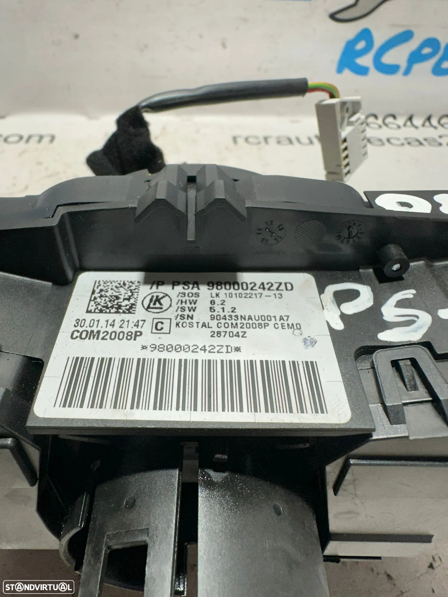 .Fita Airbag Comutador Piscas Luzes PSA Peugeot Citroen DS DS5 2011 - 2018 - 8