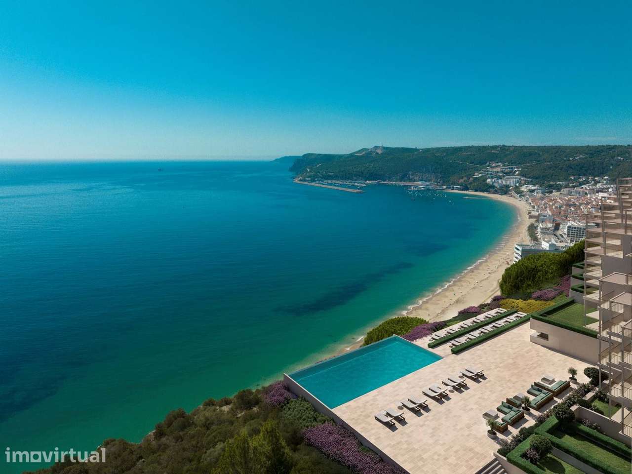 T0 com varanda vista mar no Condomínio Legacy By the Sea | Sesimbra - Grande imagem: 2/17