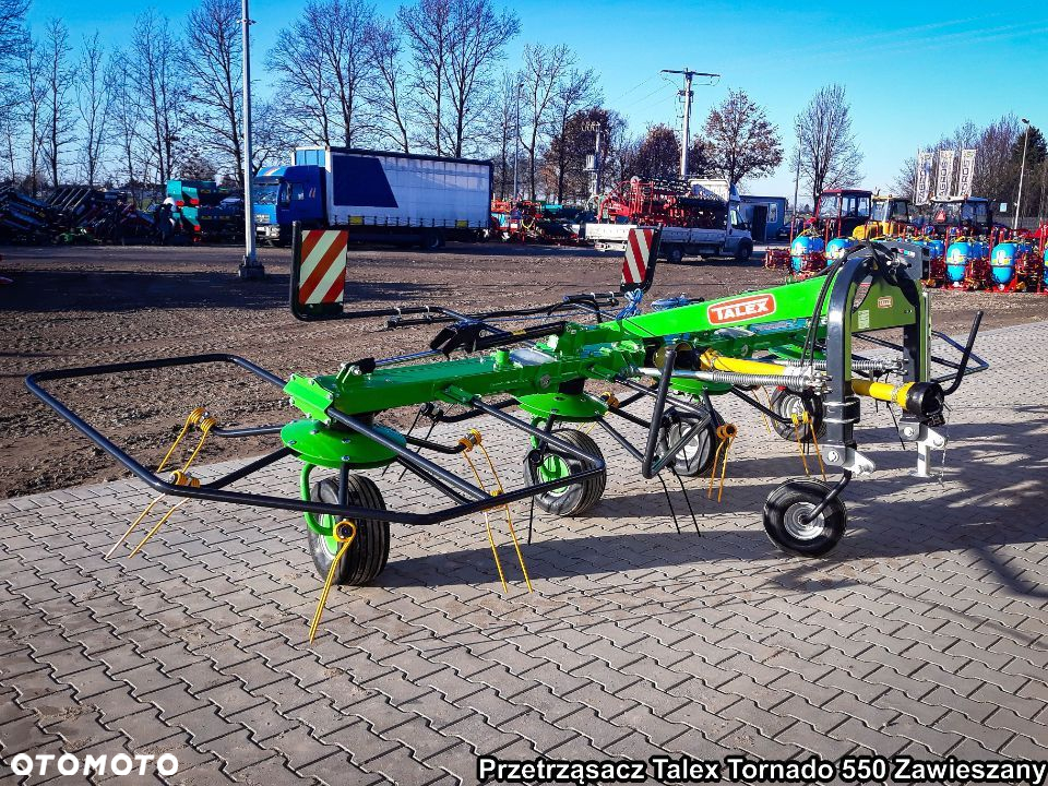 *PROMOCJA* Przetrząsacz TALEX Kowalski Jarmet TORNADO 4 wirnikowy 5,3m 5,2m 5m PAJĄK NOWY - 5