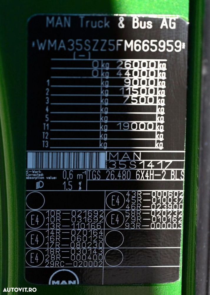 MAN TGS 6x4 Hydrodrive - 6