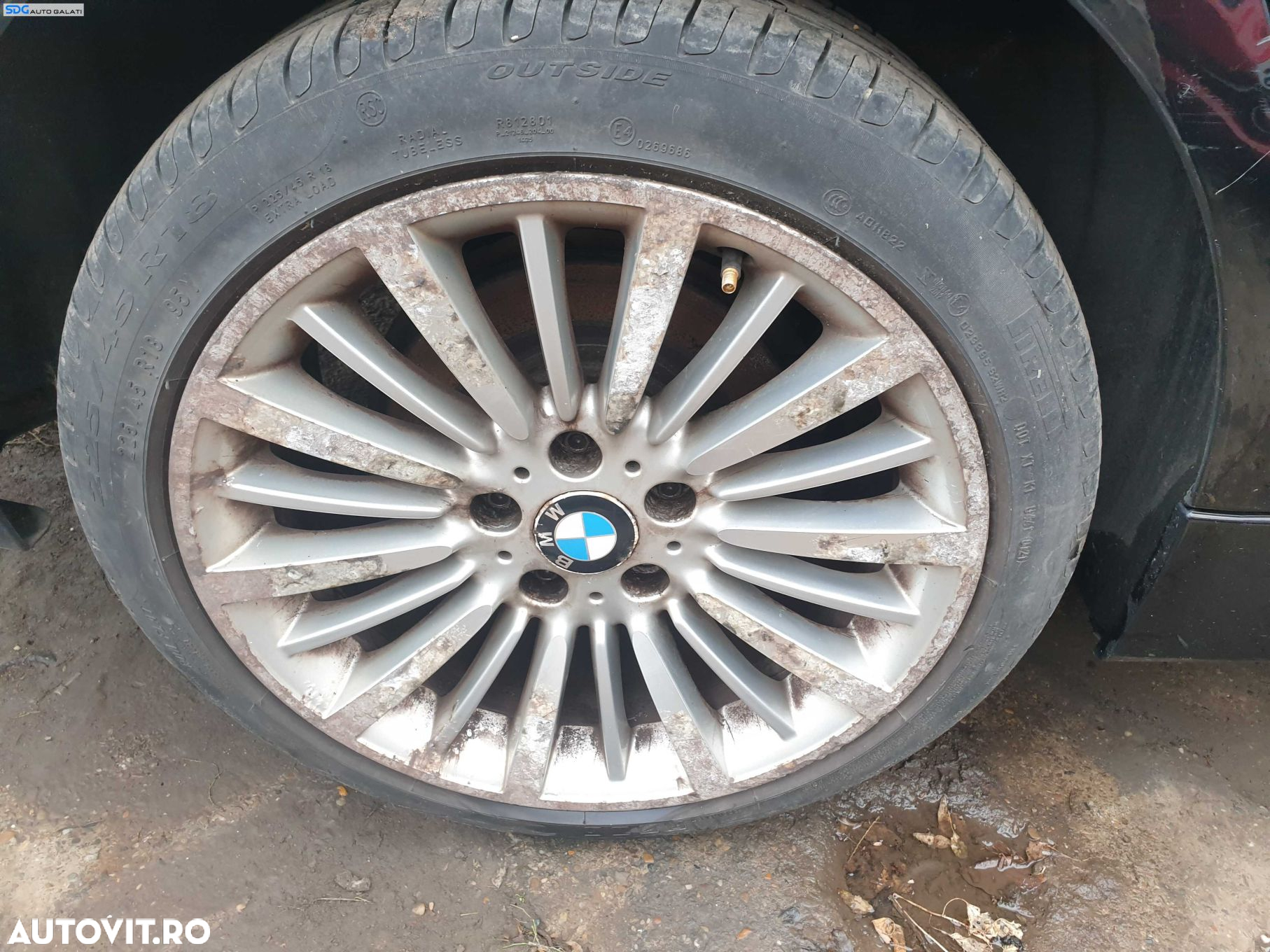Set 4 Jante Aliaj 225 45 18 R18 Style 416 ET34 Anvelope Vara BMW Seria 3 F30 F31 F34 F36 2011 - 2019 [K0309] - 5