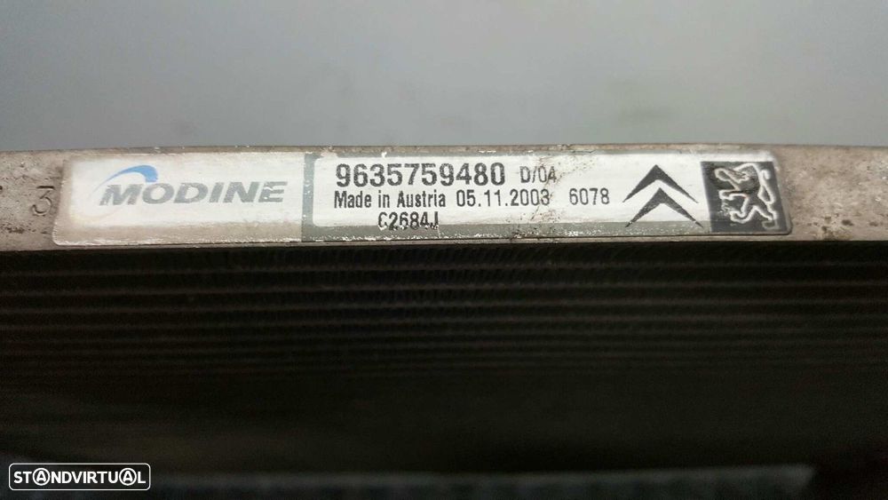 RADIADOR AR CONDICIONADO CITROEN C3 1.4 MAGIC - 4